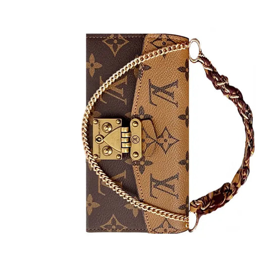 Luxury Wallet Phone Case Card Holder For iPhone 12-17