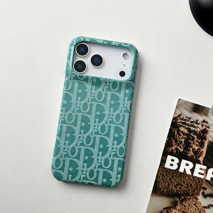 Lux Leather Dior Phone Case For iPhone 17 / 16 / 15 / 14
