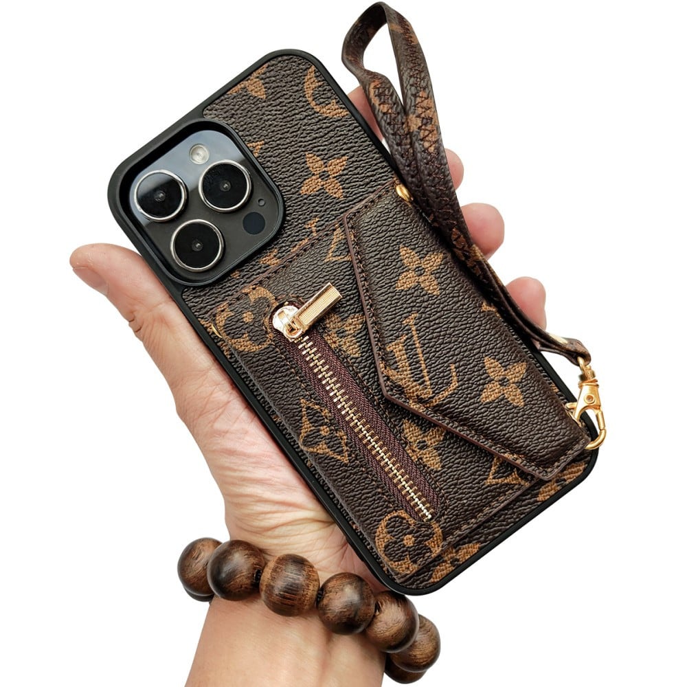 NEW LEATHER WALLET PHONE CASE FOR IPHONE 15 / 14 / 13