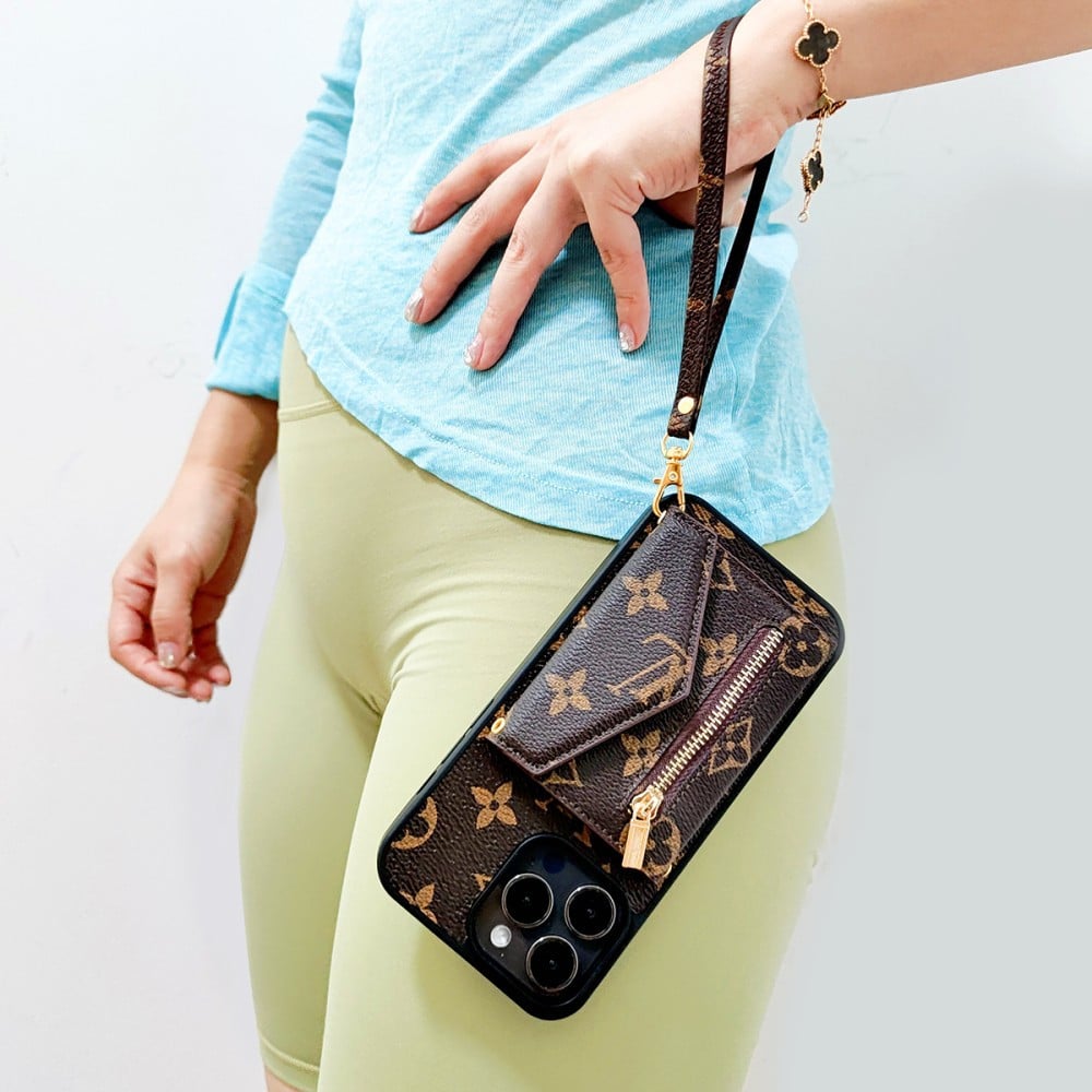 NEW LEATHER WALLET PHONE CASE FOR IPHONE 15 / 14 / 13