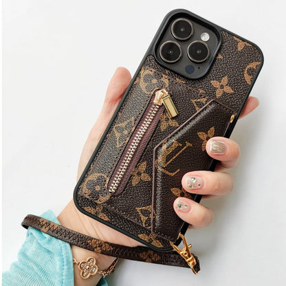 NEW LEATHER WALLET PHONE CASE FOR IPHONE 15 / 14 / 13