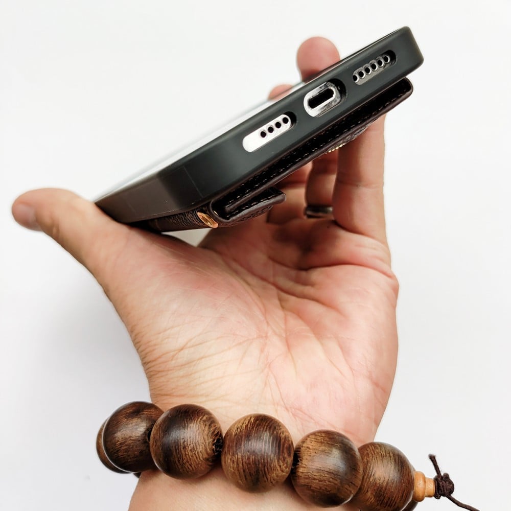 NEW LEATHER WALLET PHONE CASE FOR IPHONE 15 / 14 / 13