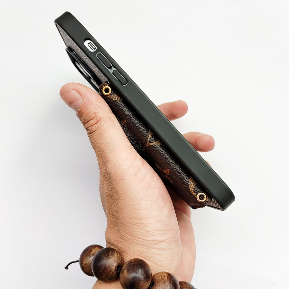 NEW LEATHER WALLET PHONE CASE FOR IPHONE 15 / 14 / 13