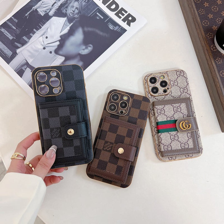 Classic Color Card Bag Apple iPhone Case