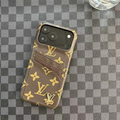 Leather Card Slot Case For iPhone 12-18 Pro & Pro Max