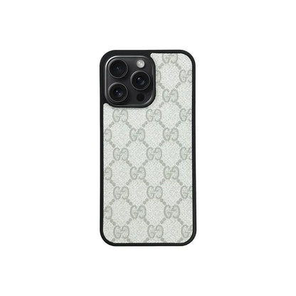 GG Designer Monogram MagSafe Case for iPhone 12-18 Pro & Pro Max