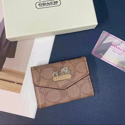Luxury Coach Canvas Wallet
