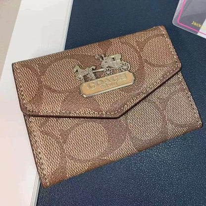 Luxury Coach Canvas Wallet