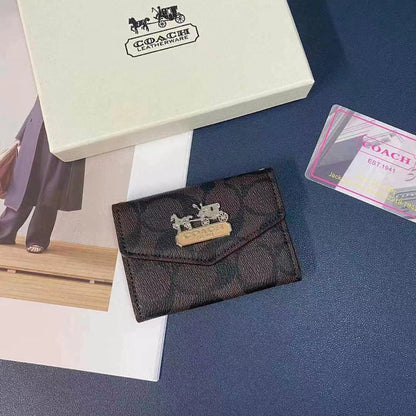 Luxury Coach Canvas Wallet