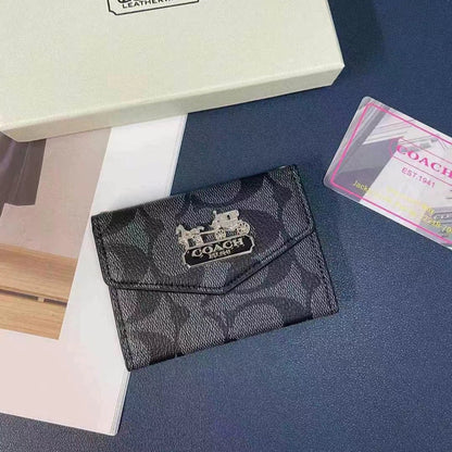Luxury Coach Canvas Wallet