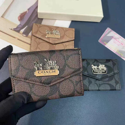 Luxury Coach Canvas Wallet