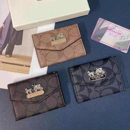 Luxury Coach Canvas Wallet