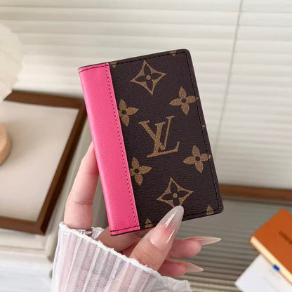 Lv luxury Leather Card Holder - Premium Credit Card Wallet