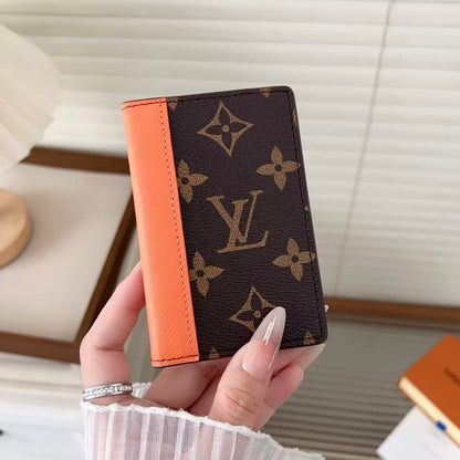 Lv luxury Leather Card Holder - Premium Credit Card Wallet