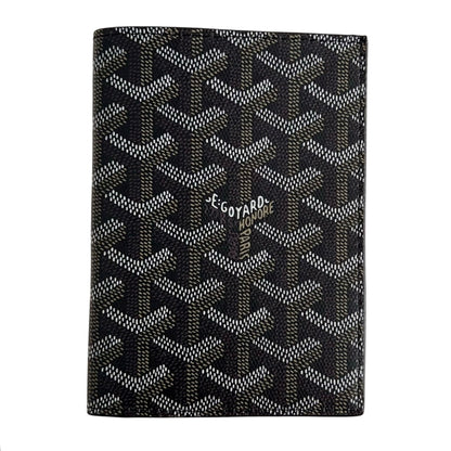 Elegant Goyardine Canvas Passport & Card Covers