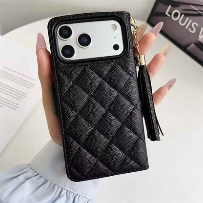 Premium Louis Vuitton Leather Case for iPhone Case 12-18 Pro & Pro Max