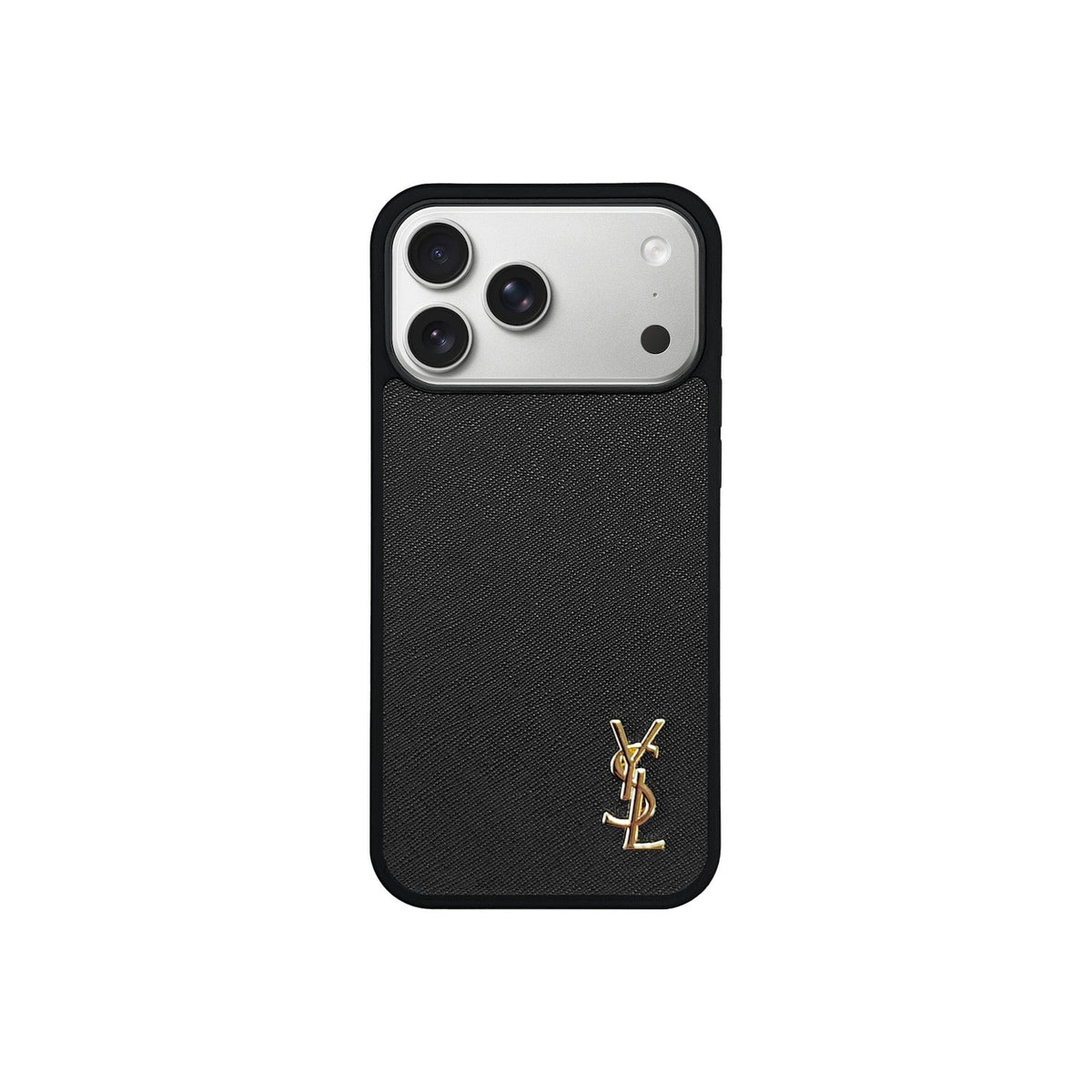 Luxury Phone Case with Gold Logo for iPhone 12-17