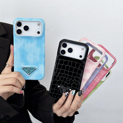 Elegant Prada Apple iPhone Case For iPhone 17 / 16 / 15 / 14