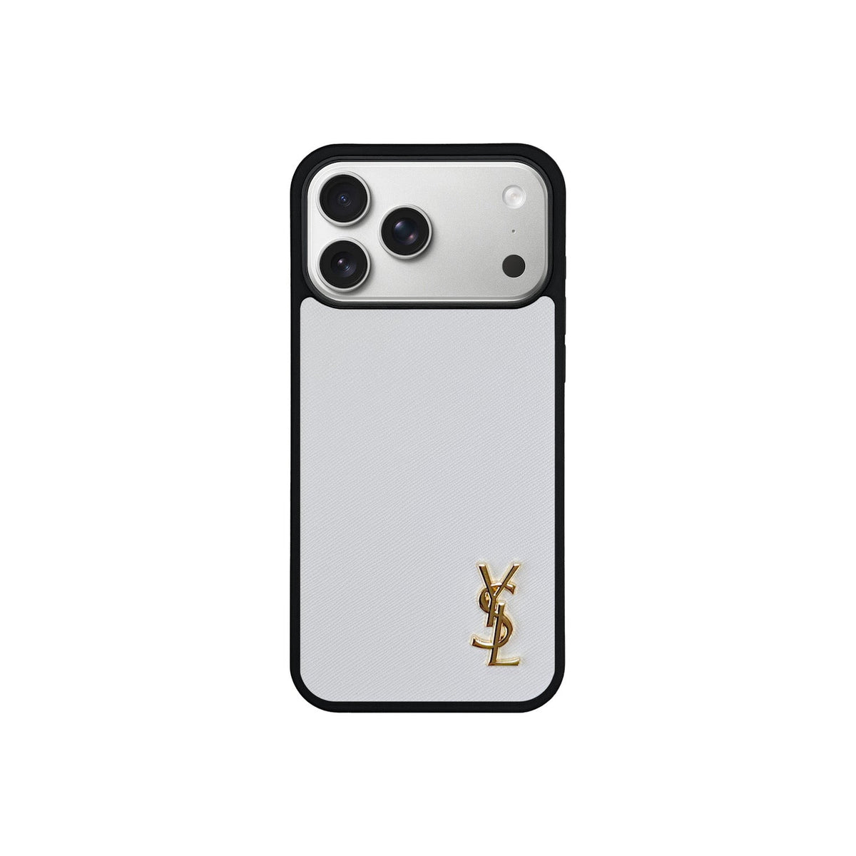 Luxury Phone Case with Gold Logo for iPhone 12-17