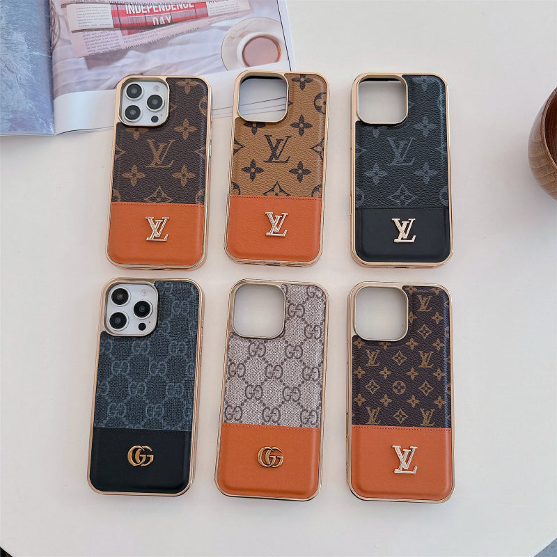 Luxury Latest Case Monogram Leather For iPhone