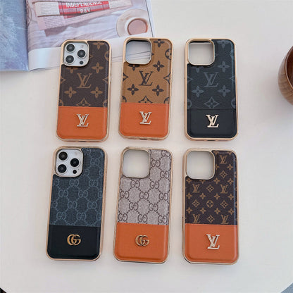Luxury Latest Case Monogram Leather For iPhone