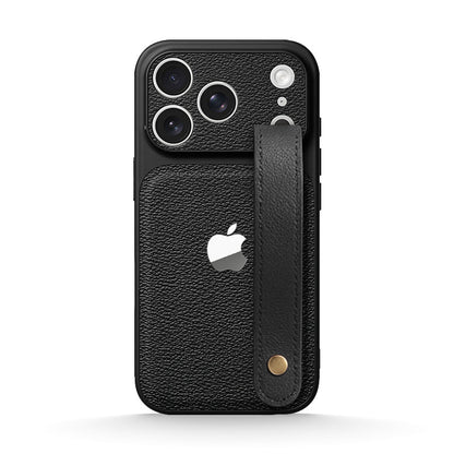 Leather Wristband Case for iPhone 13-18 Series