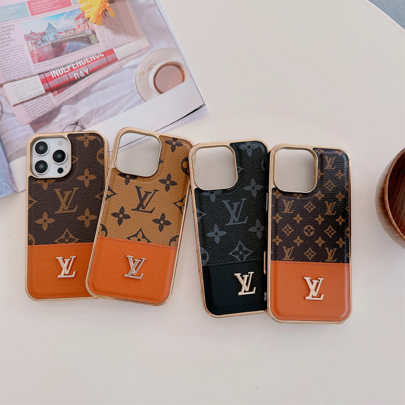Luxury Latest Case Monogram Leather For iPhone