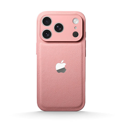 Lychee Grain Leather Case for iPhone 12-17 Series