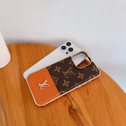 Luxury Latest Case Monogram Leather For iPhone