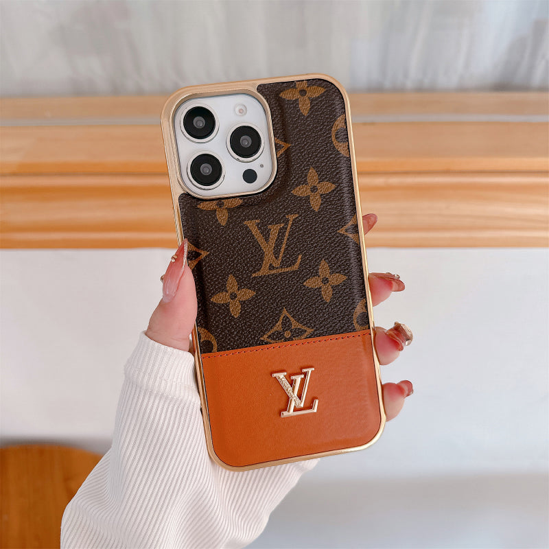 Luxury Latest Case Monogram Leather For iPhone