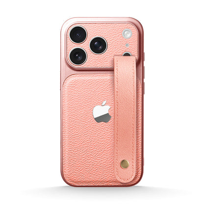 Leather Wristband Case for iPhone 13-18 Series