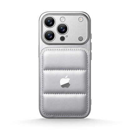 Premium Puffer Leather Case for iPhone 13-17 Series
