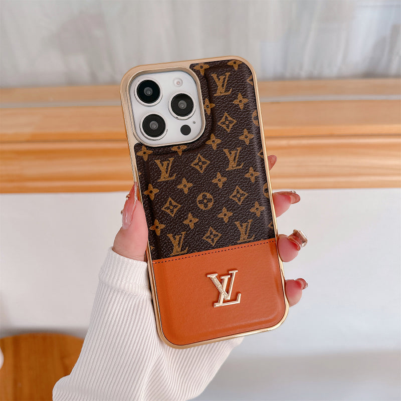 Luxury Latest Case Monogram Leather For iPhone
