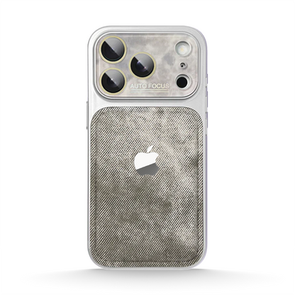 Denim Textured Case for iPhone 14-17 Series