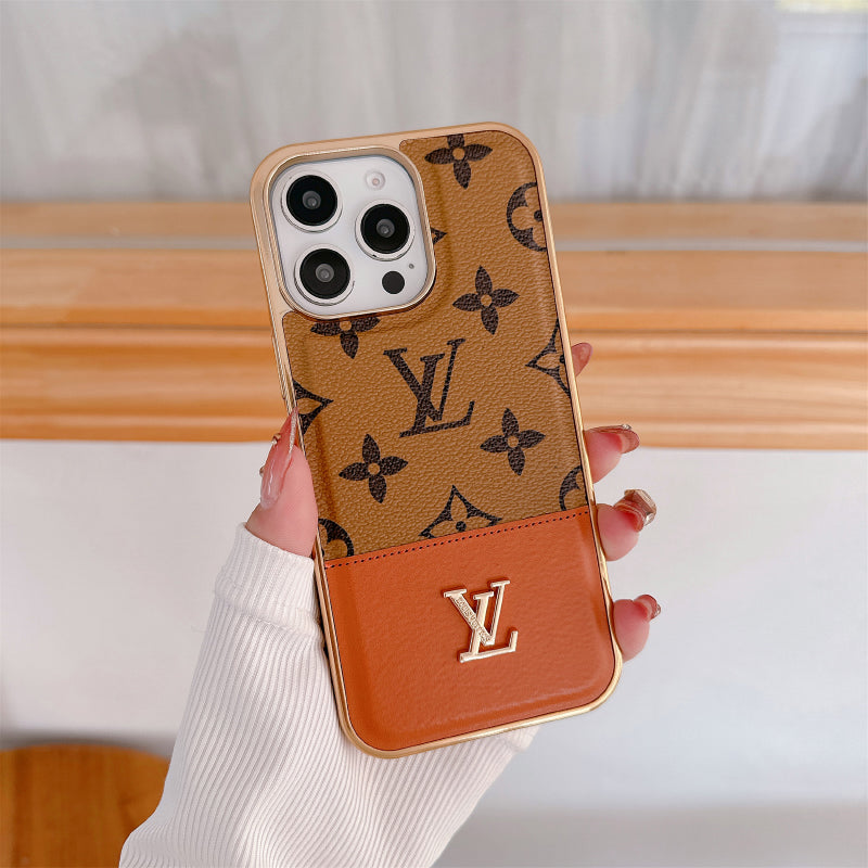 Luxury Latest Case Monogram Leather For iPhone
