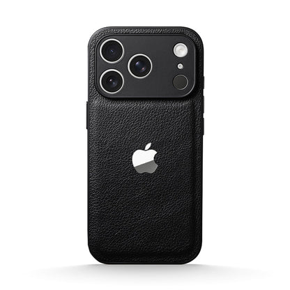 Lychee Grain Leather Case for iPhone 12-17 Series