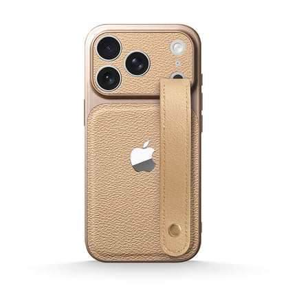 Leather Wristband Case for iPhone 13-18 Series