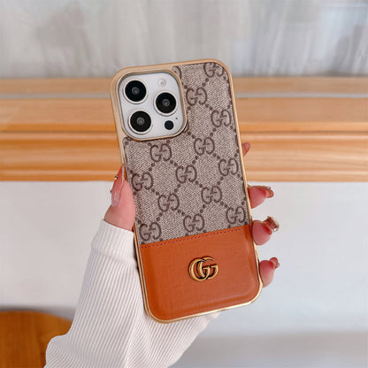 Luxury Latest Case Monogram Leather For iPhone
