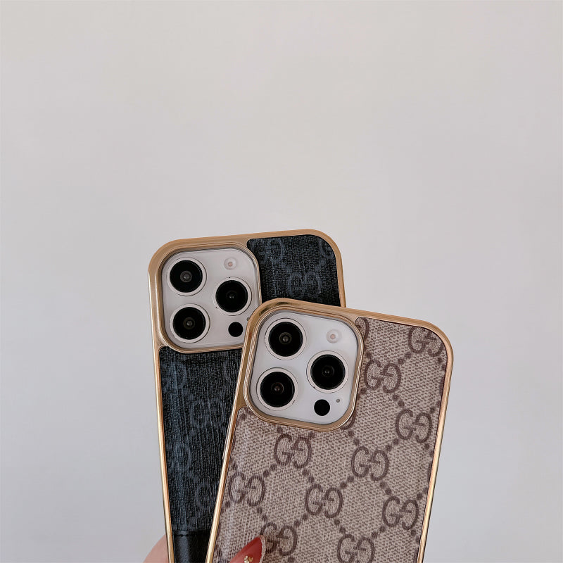 Luxury Latest Case Monogram Leather For iPhone
