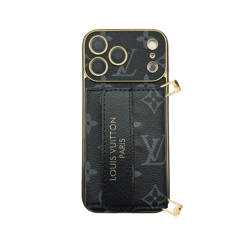 Luxury Lv Leather Phone Case with Wallet for iPhone 13-18 Pro & Pro Max