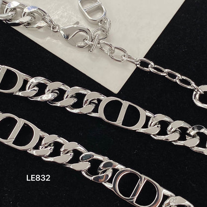 Lux Love Chain Bracelet & Necklace Set