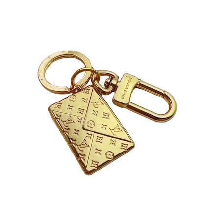 Luxury Key Chain Gold Envelope