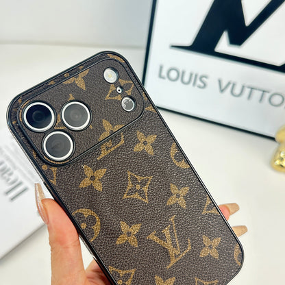 Premium Monogram Magnetic Phone Case with Magsafe for iPhone 12-18 Pro & Pro Max