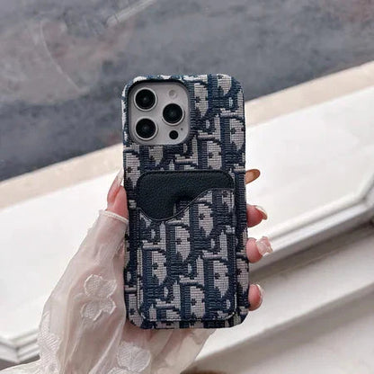 Dior Luxury iPhone Case Card Slot Roxy New 2