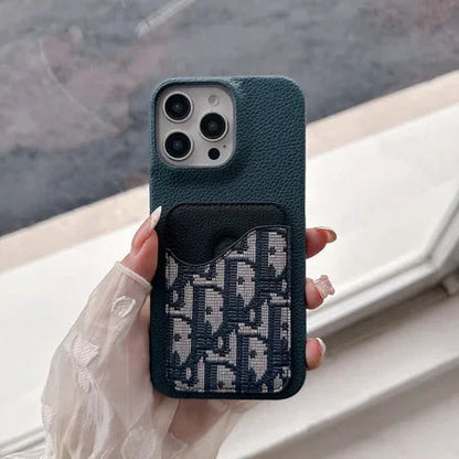 Dior Luxury iPhone Case Card Slot Roxy New 2