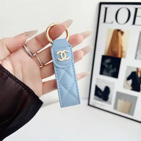 Luxury Chanel Leather Key Chain
