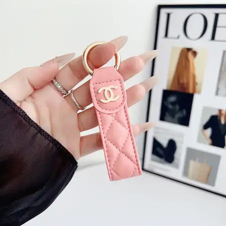 Luxury Chanel Leather Key Chain