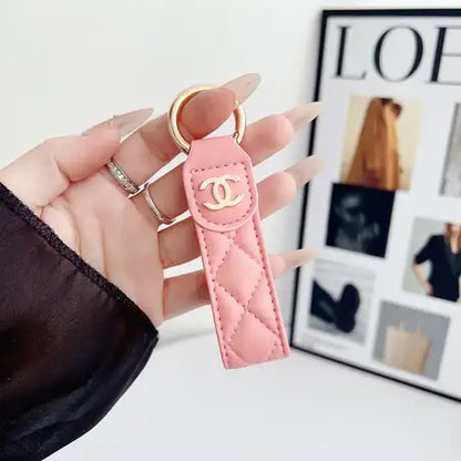 Luxury Chanel Leather Key Chain