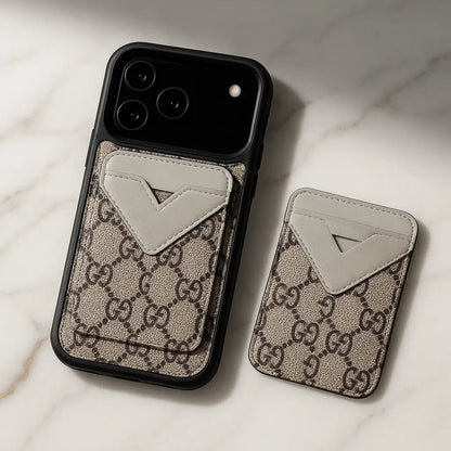 Luxe Louis Vuitton Leather Case For iPhone 17/ 16/ 15/ 14