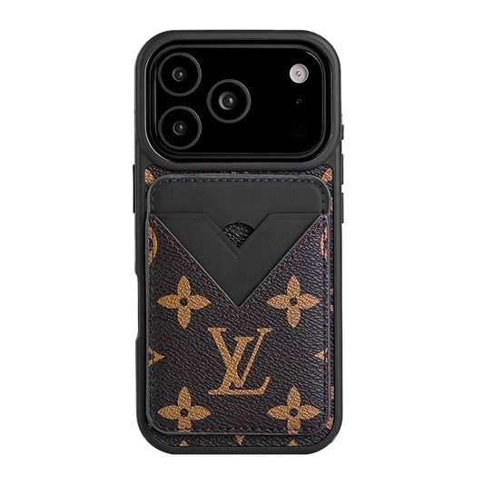Luxe Louis Vuitton Leather Case For iPhone 17/ 16/ 15/ 14